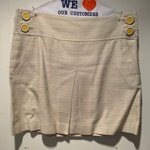 JCrew Beige Linen Skirt